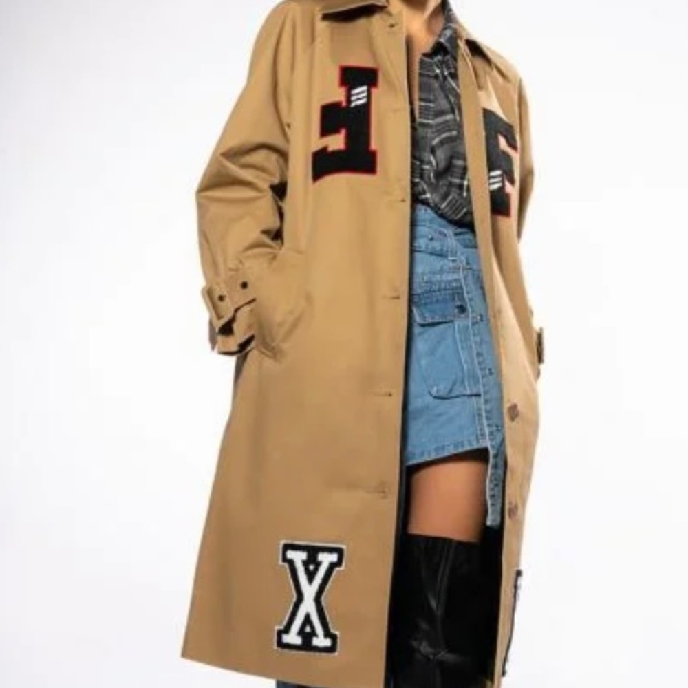 *Azaela Wang* Best In Class Patchwork Trench